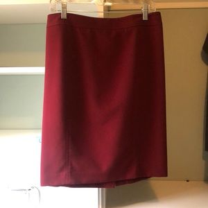 Wine colored skirt